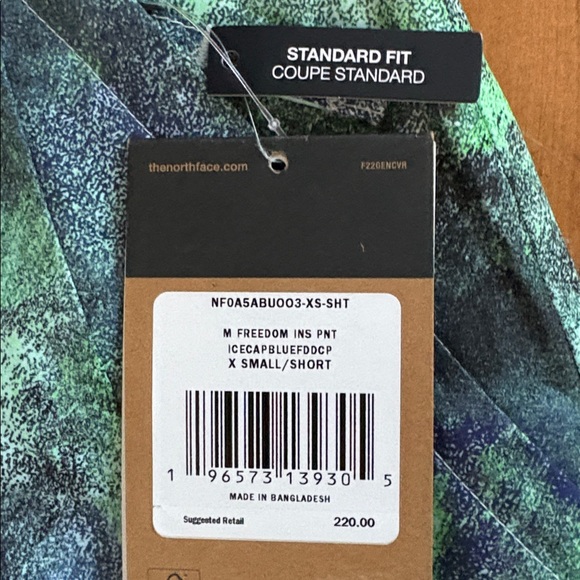 The North Face NWT Vibrant Green and Black Ski Snowboarding Pants Size XS Short - Picture 10 of 16